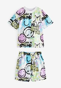 Next 3 PACK-REGULAR FIT - Pyjama - black purple blue smile