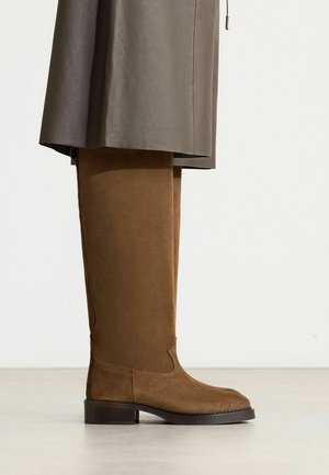 sacha, BRAUNE VELOURSLEDER-STIEFEL - Plateaulaarzen - brown