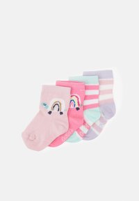 Ewers TURTLE 4 PACK - Socken - pink