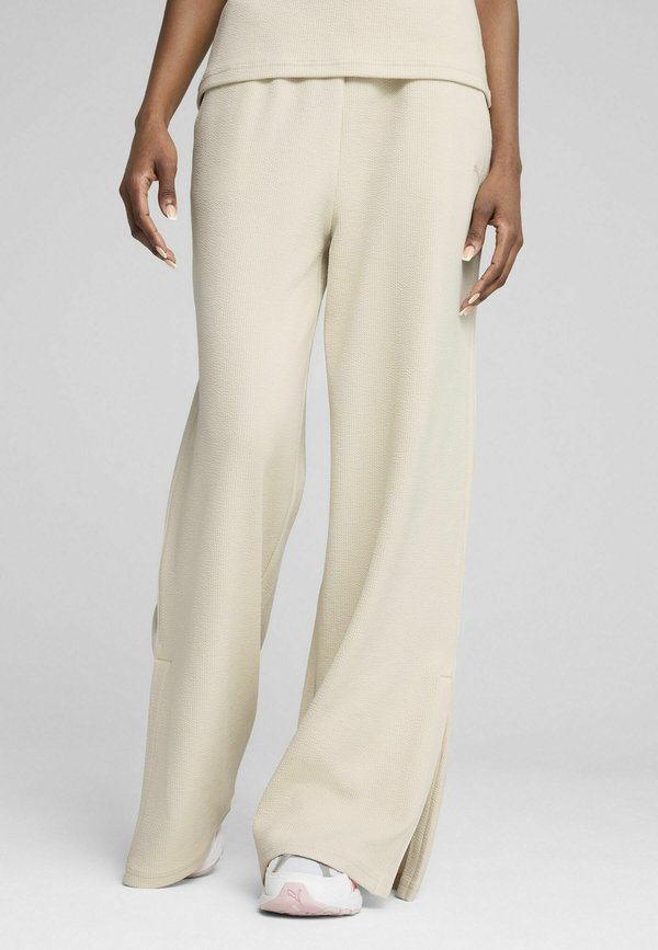 HER BEQUEME STRAIGHT FIT MIT HOHEM BUND - Jogginghose - alpine snow