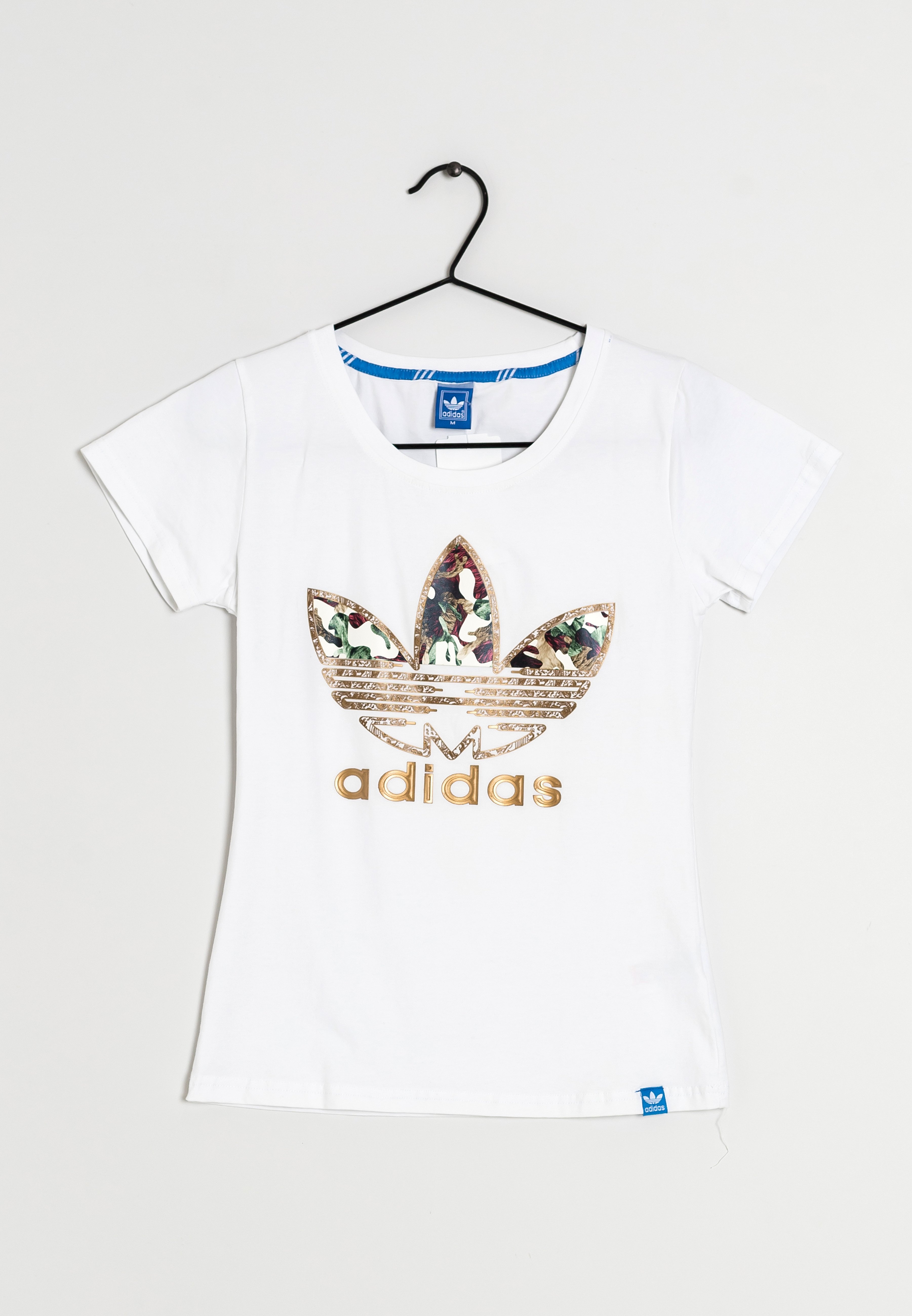 adidas Originals T-shirt print - white/wit - (Pre-owned) - Zalando.nl
