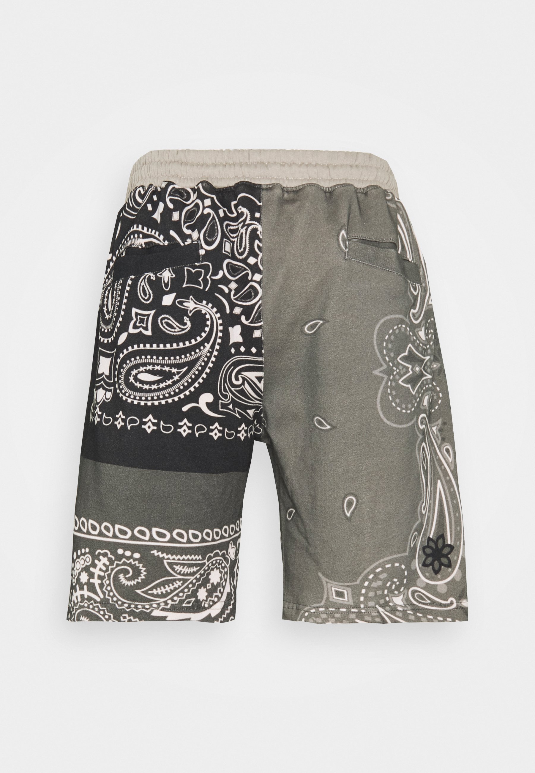 Mennace BANDANA PRINT REGULAR UNISEX - Shorts - dark grey/grigio -  Zalando.it