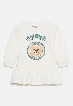 Guess, LS ACTIVE DRESS - Jurk - cream white