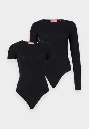 JXGIGI BODY 2 PACK - Tops ar garām piedurknēm - black