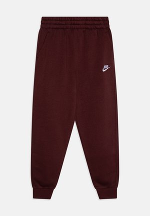 CLUB UNISEX - Pantalones deportivos - burgundy crush/white