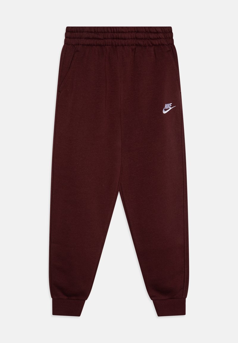 Nike Sportswear CLUB UNISEX - Treniņtērpa apakšdaļas - burgundy crush/white