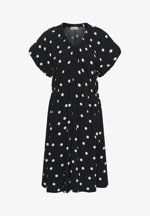 Soaked in Luxury, SLARJANA BALLOON - Φόρεμα ημέρας - black with oatmeal dot