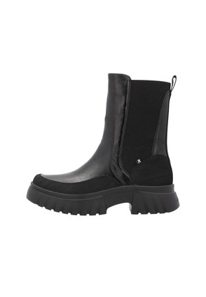 Platform ankle boots - mattschwarz