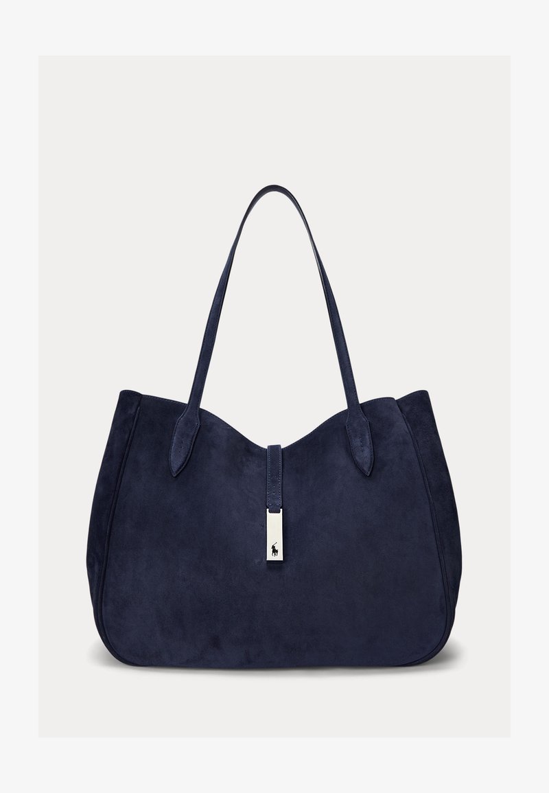 Polo Ralph Lauren POLO ID SUEDE LARGE TOTE - Shopping bags - night