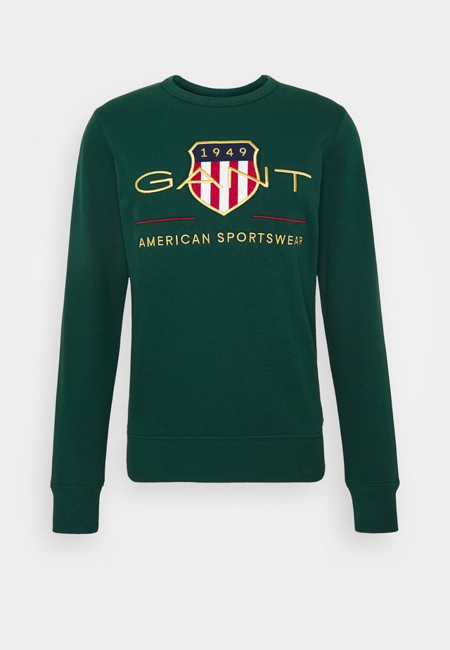 ARCHIVE SHIELD - Sudadera - tartan green