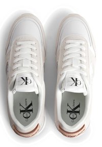 Calvin Klein Jeans TOOTHY RUNNER IRREGULAR LINES  - Tenisice - white/ancient white