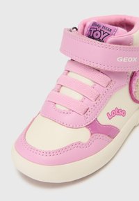 Geox GISLI - Höga sneakers - pink/off white