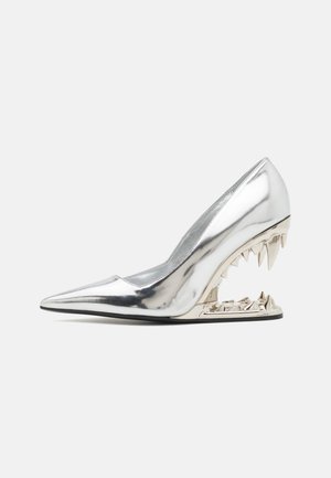 GCDS, MORSO MIRROR - Keilpumps - silver-coloured
