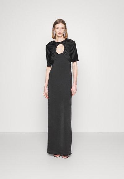 Et Ochs RUCHED CAPELET GOWN - Dzsörzéruha - black