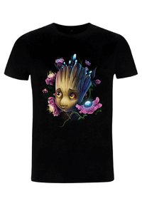 Henry Tiger GOTG CLASSIC GROOT FLOWERS UNISEX - T-shirt z nadrukiem