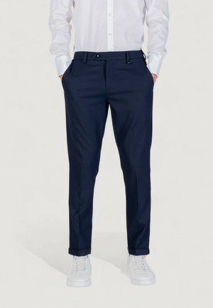 RAD SLIM FIT TWILL  - Pantalon classique - blu-marine