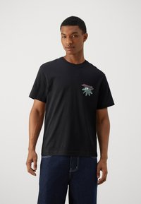 Jack & Jones JORTAMPA BACK CREW NECK - T-shirts print - black