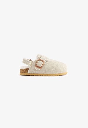 FAUX FUR LINED CLOG SLIPPERS - Slip-ins - grey