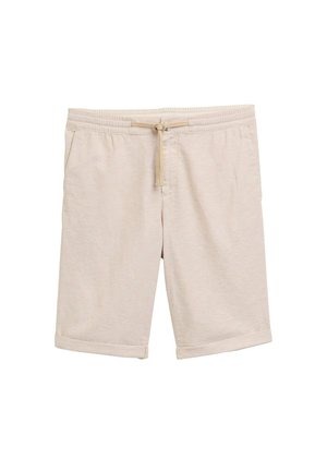 TOM TAILOR REGULAR - Shorts - silver ecru chambray