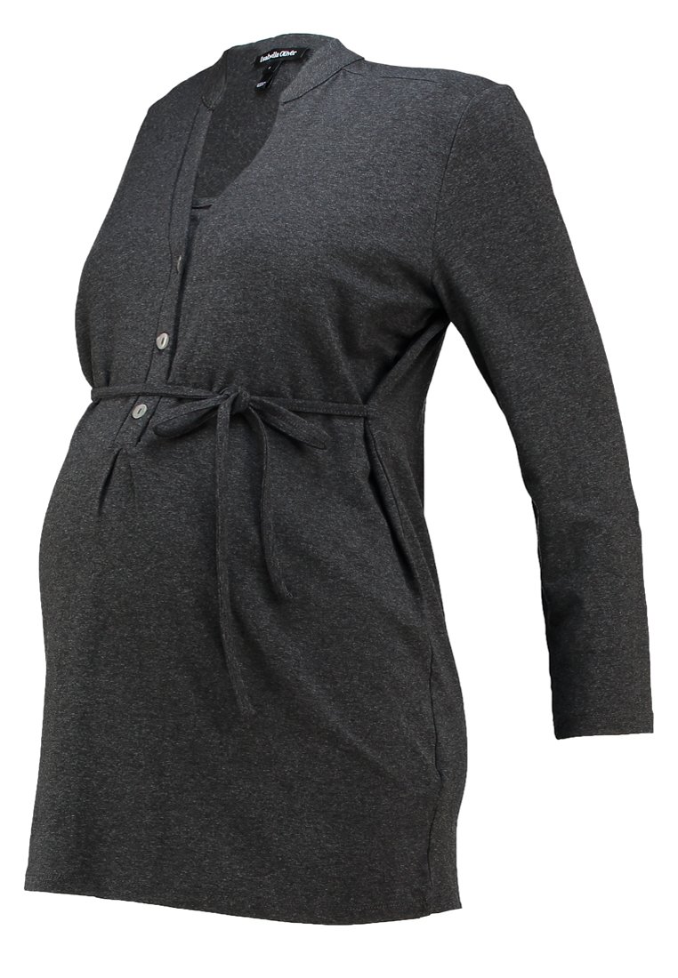 Isabella Oliver Longsleeve donkergrijs gemêleerd