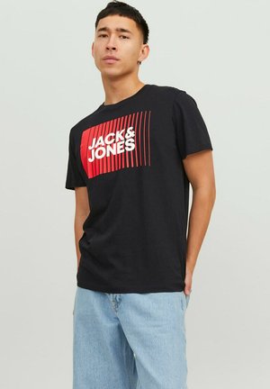 Jack & Jones RUNDHALS 3ER PACK - T-Shirt print - farbmix
