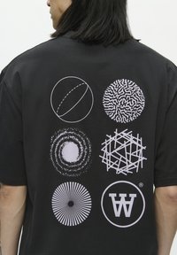 DOUBLE A BY W.W. LIAM TEE  - Print T-shirt - black