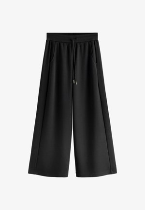 SLINKY WIDE LEG - Pantaloni de trening - black