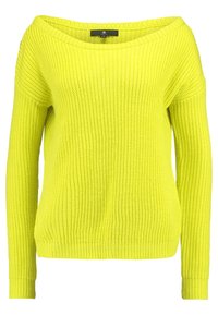 Missguided Petite Stickad tröja - neon green