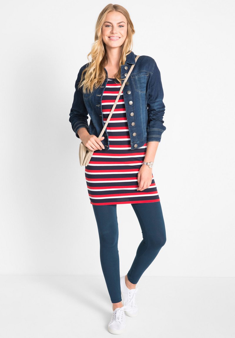 bonprix STRETCH 2ER PACK BEQUEME UND ELASTISCHEM BUND - Leggings - black