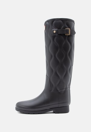 WOMENS ORIGINALS REFINED TALL ONION QUILT BOOT - Kummikud - black