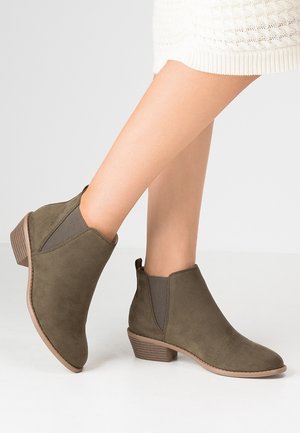 Dorothy Perkins Ankelstøvler - khaki