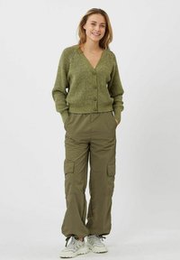 Moves Kareiviško stiliaus kelnės - burned olive