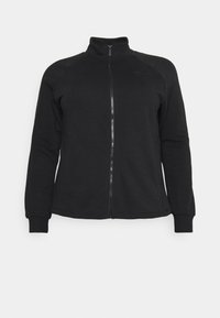 ONLY Play - ONPMELINA ZIP CURVY - Sweater met rits - black Miniatuurafbeelding 1