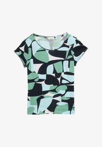 Ausgewählt, green dots and shapes design