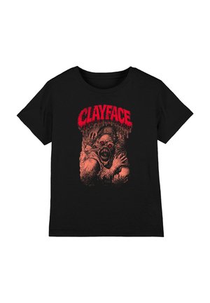 Cotton Soul, BATMAN CLAYFACE MELT UNISEX - T-Shirt print - black