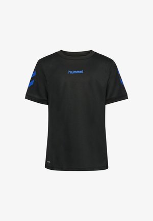 Hummel, UNISEX - T-Shirt print - black blue