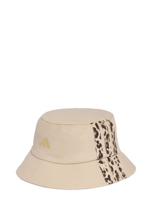 adidas Performance ADIDAS PERFORMANCE LEO GRAPHIC BUCKET HAT UNISEX - Šešir - crystal linen   khaki six   dark brown   gold metallic