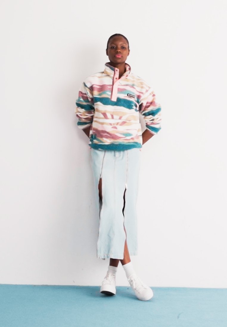 Columbia HELVETIA™ CROPPED HALF SNAP - Fleece trui - river blue