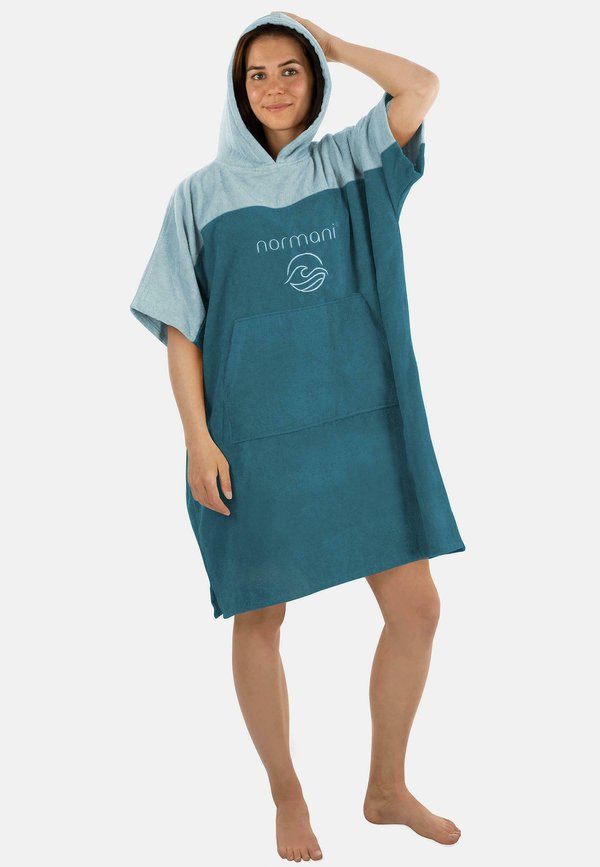 SURFER PONCHO - Strandaccessoire - petrol