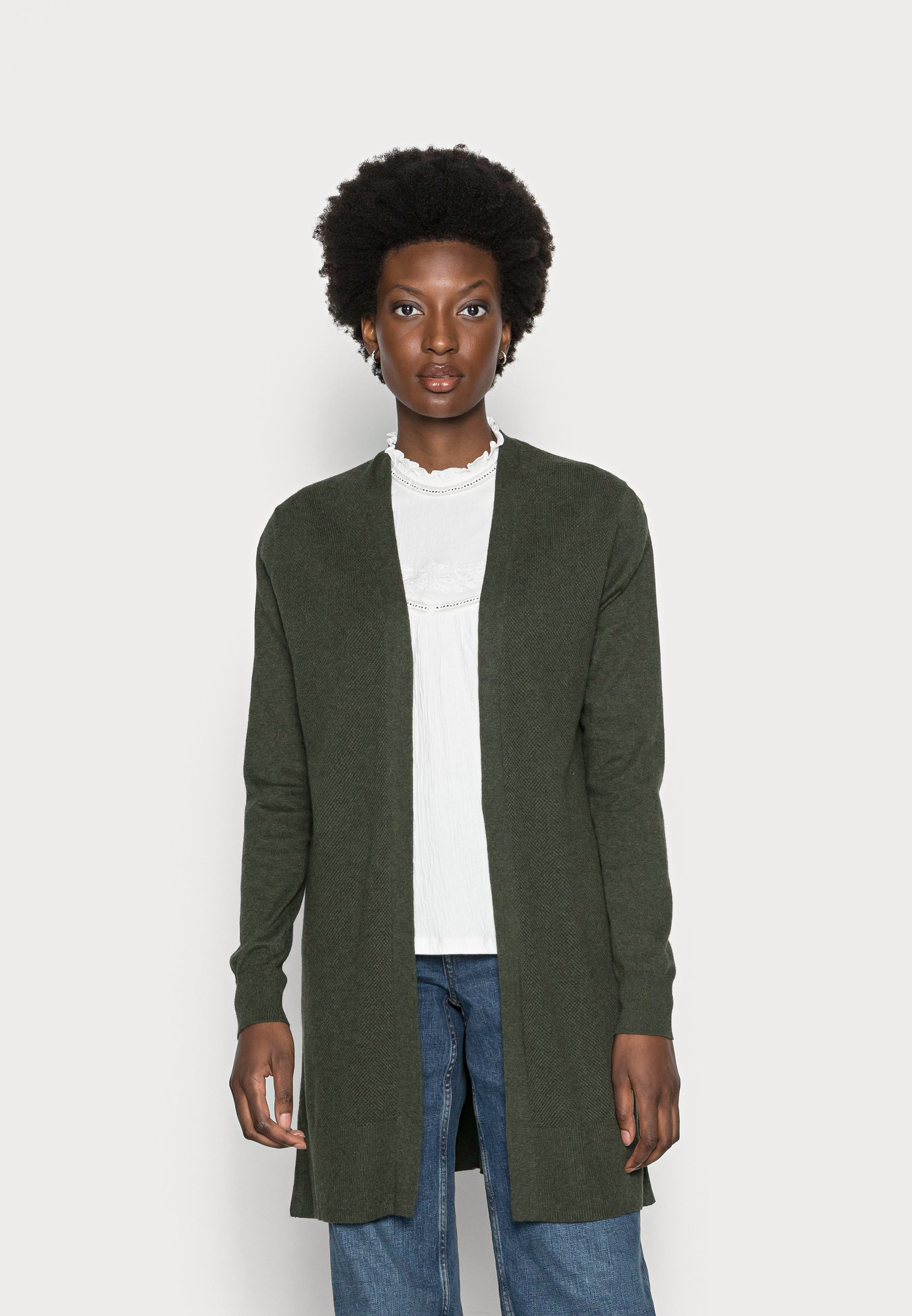 THIRD - Cardigan - khaki - Zalando.ie
