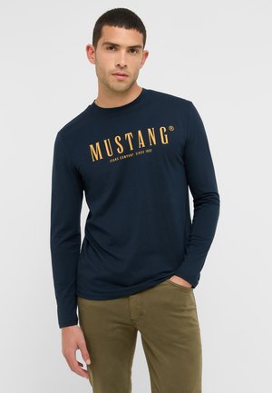 Mustang STYLE ASHEVILLE - Long sleeved top - blau