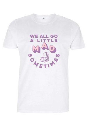 Disney ALICE IN WONDERLAND A LITTLE MAD SOMETIMES - T-shirt z nadrukiem