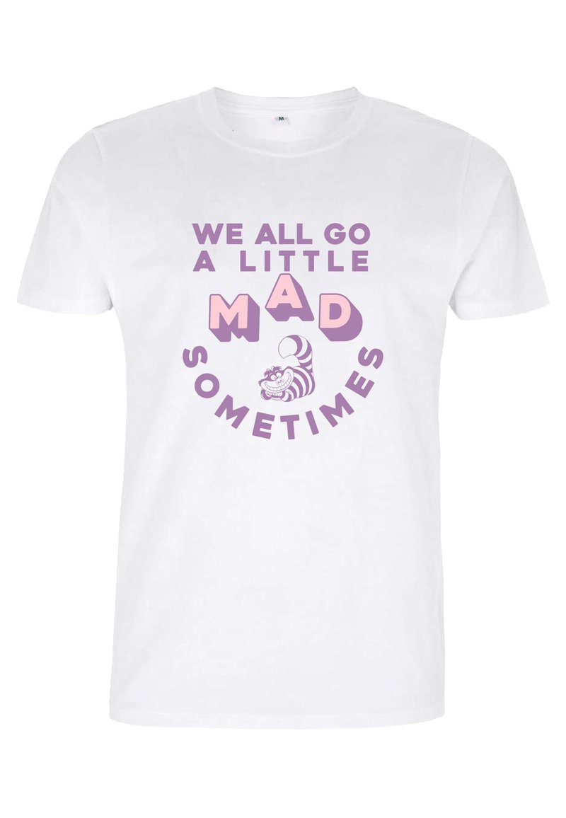 Disney ALICE IN WONDERLAND A LITTLE MAD SOMETIMES - T-shirt z nadrukiem