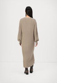 Object Gebreide jurk - ochre