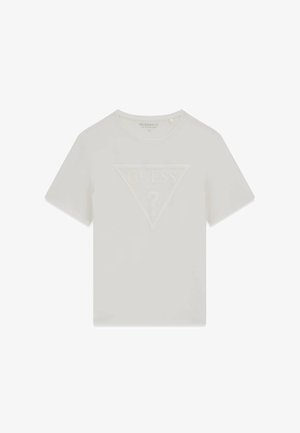 Guess, T-SHIRT MIT GEDRUCKTEM LOGO - T-shirt con stampa - weiß