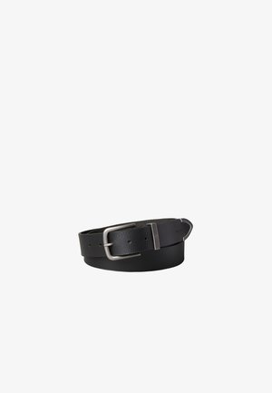 Calvin Klein, ROUND BUCKLE - Cintura - black/antique silver-coloured