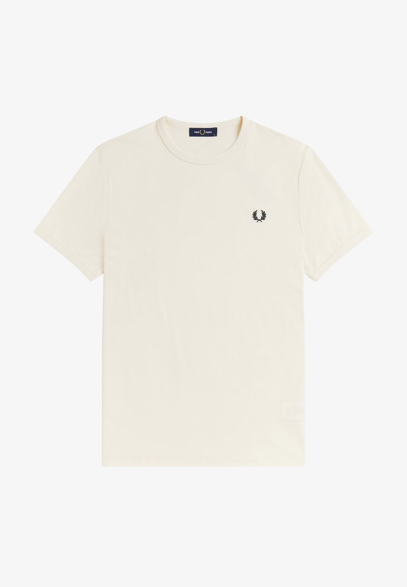 Fred Perry RINGER - Basic T-shirt - ecru/beige - Zalando.co.uk
