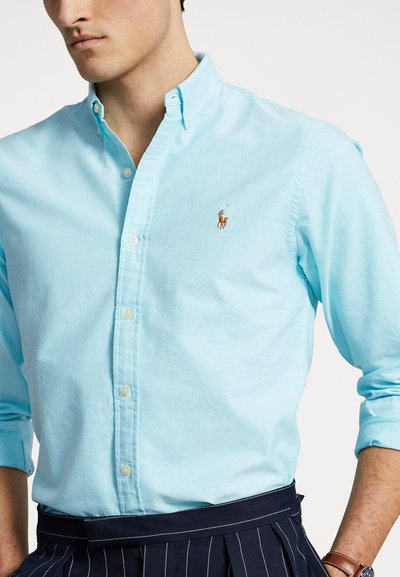 Polo Ralph Lauren SLIM FIT OXFORD SHIRT - Camicia - aegean blue