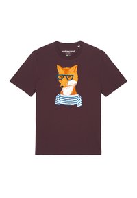 watapparel T-shirt imprimé - red brown