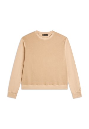 GIROCOLLO IN CON WAFFLE - Jersey de punto - warm taupe